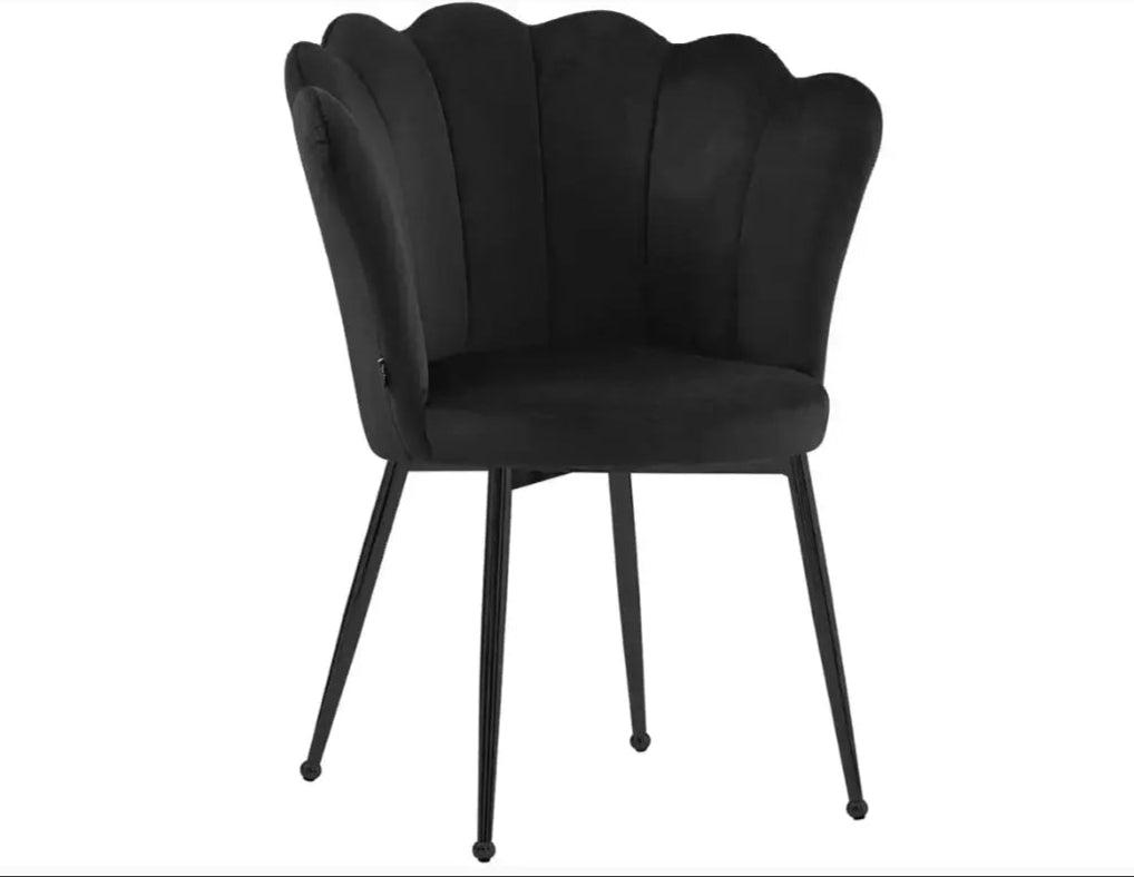 Chaise de coiffeuse Coquillage - velours