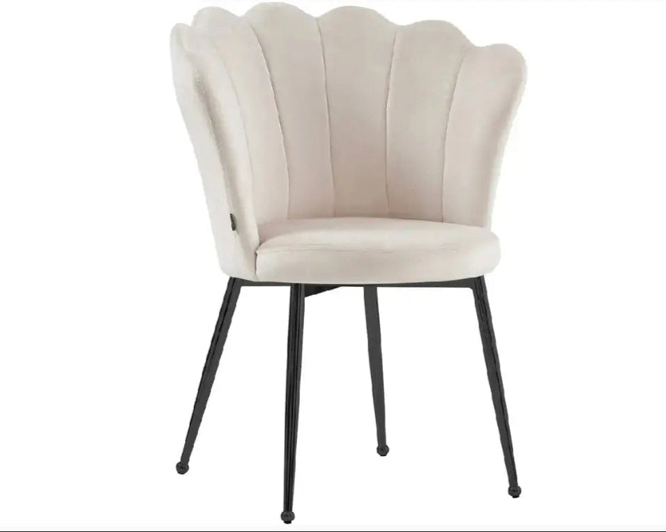 Chaise de coiffeuse Coquillage - velours