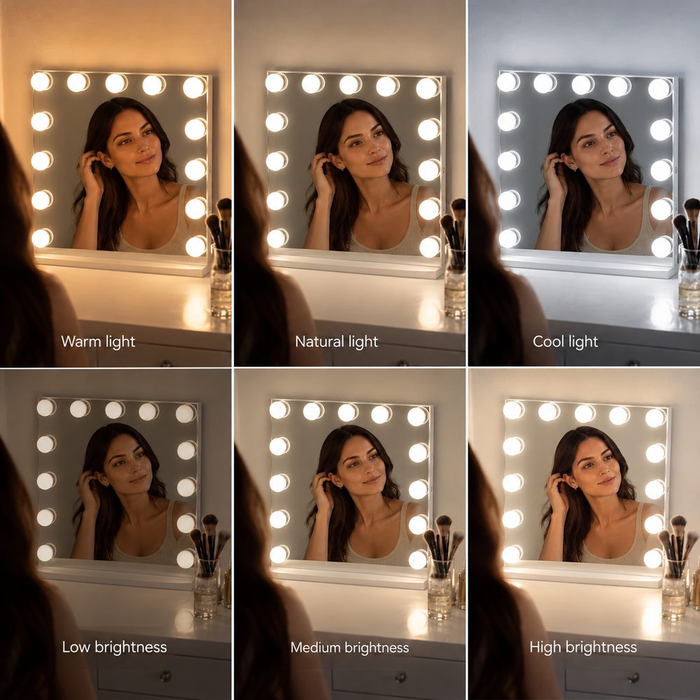 Lights, Camera, Makeup Hollywood Mirror | Eleva regenerated |03
