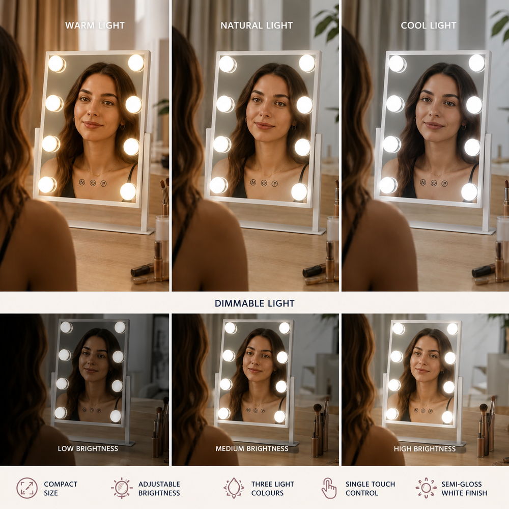 Fresh Face Compact Makeup Mirror | Eleva regenerated |03