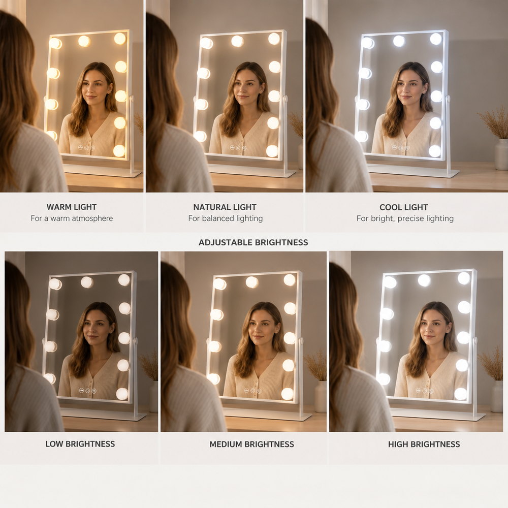 First Light Tilting Makeup Mirror | Eleva regenerated |04