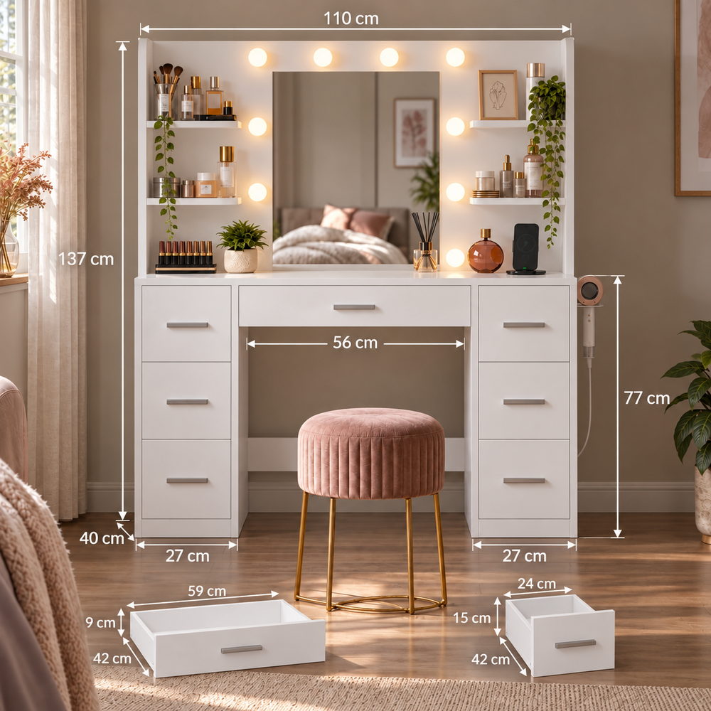 Bright Lights Hollywood Vanity | Eleva regenerated |05