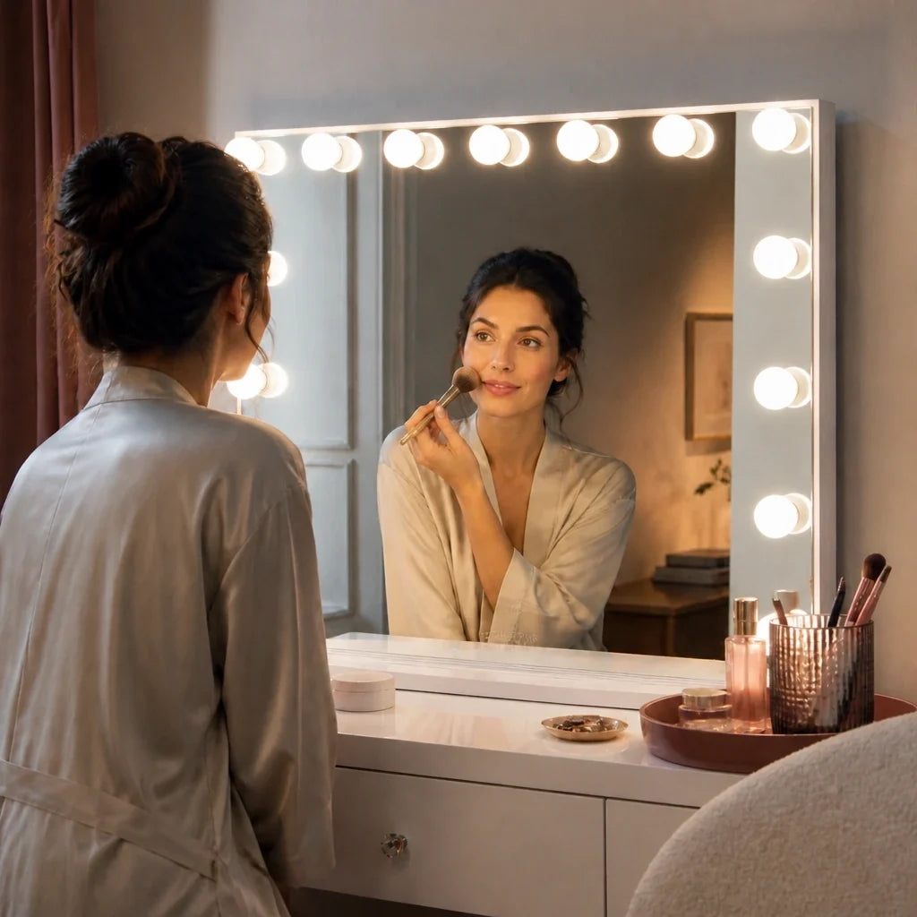 Miroir maquillage Anastasia XL - blanc