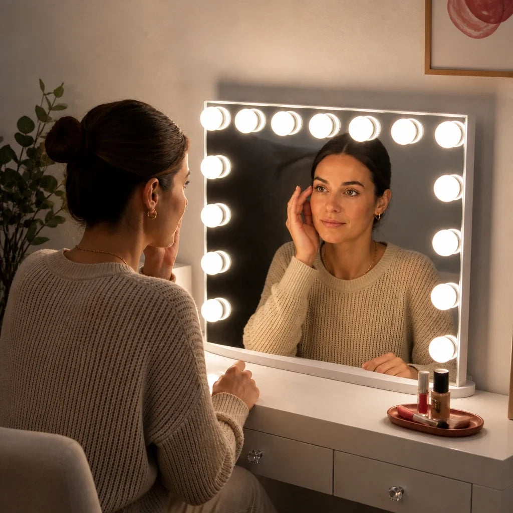Miroir maquillage Anastasia - blanc