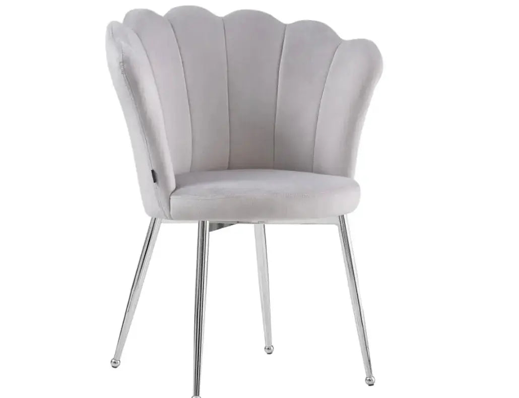 Chaise de coiffeuse Coquillage - velours