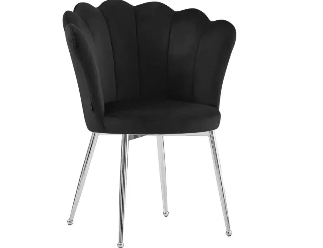 Chaise de coiffeuse Coquillage - velours