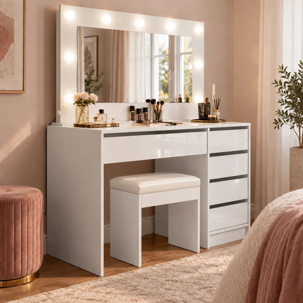Grace Hollywood dressing table, side view