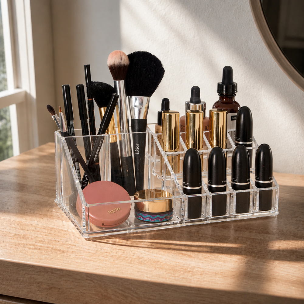 Lipstick Library Clear Acrylic Organiser | Eleva regenerated |01