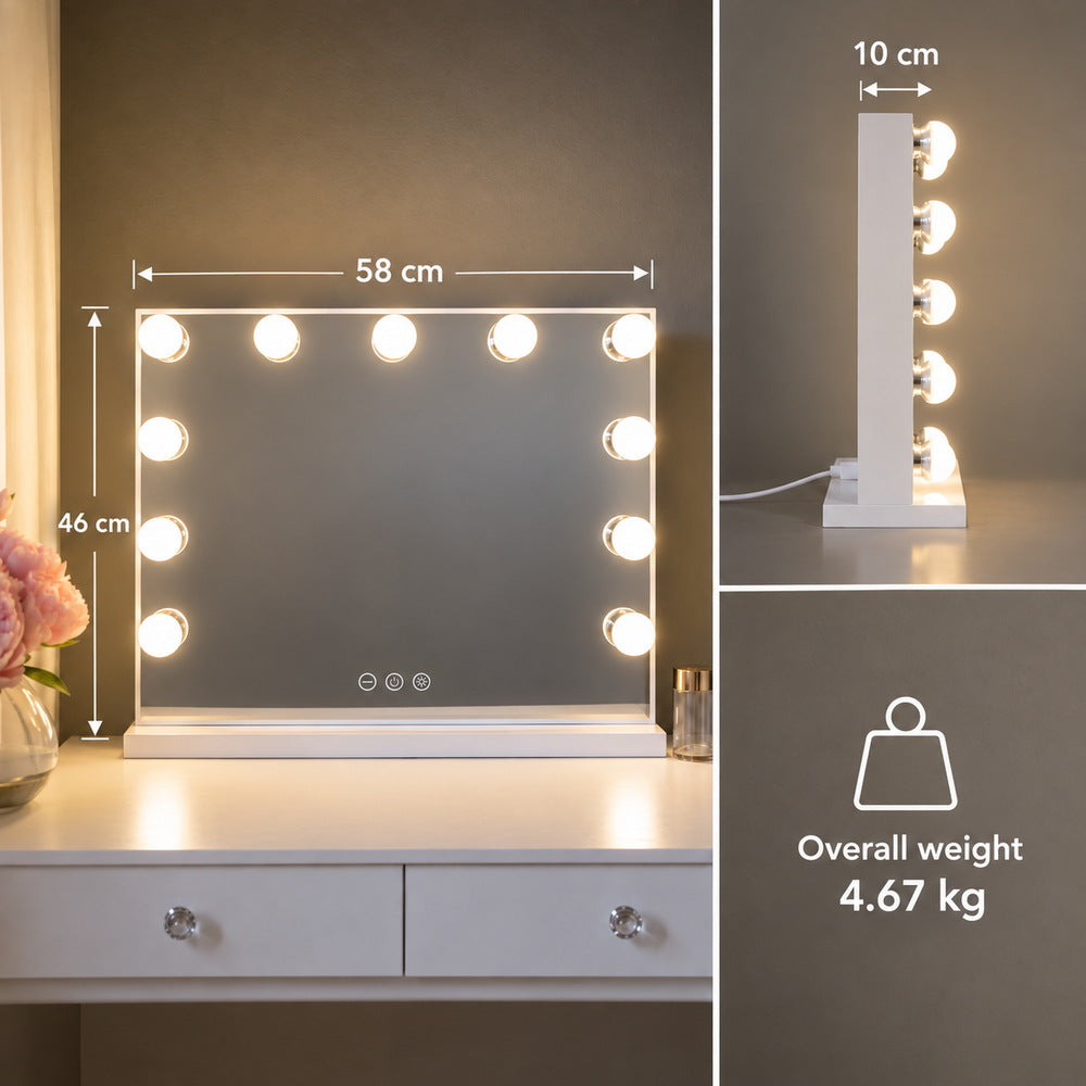 Lights, Camera, Makeup Hollywood Mirror | Eleva regenerated |02