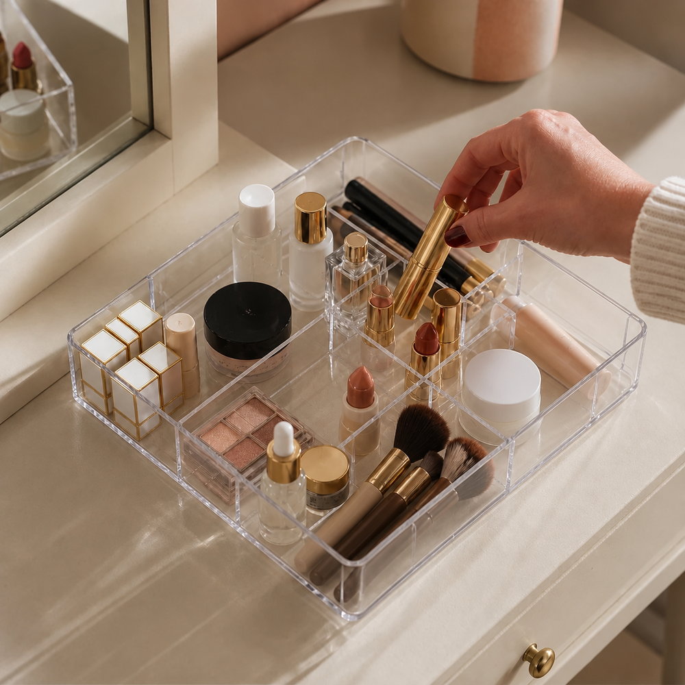 Calm & Clear Makeup Drawer Organiser | Eleva regenerated |02