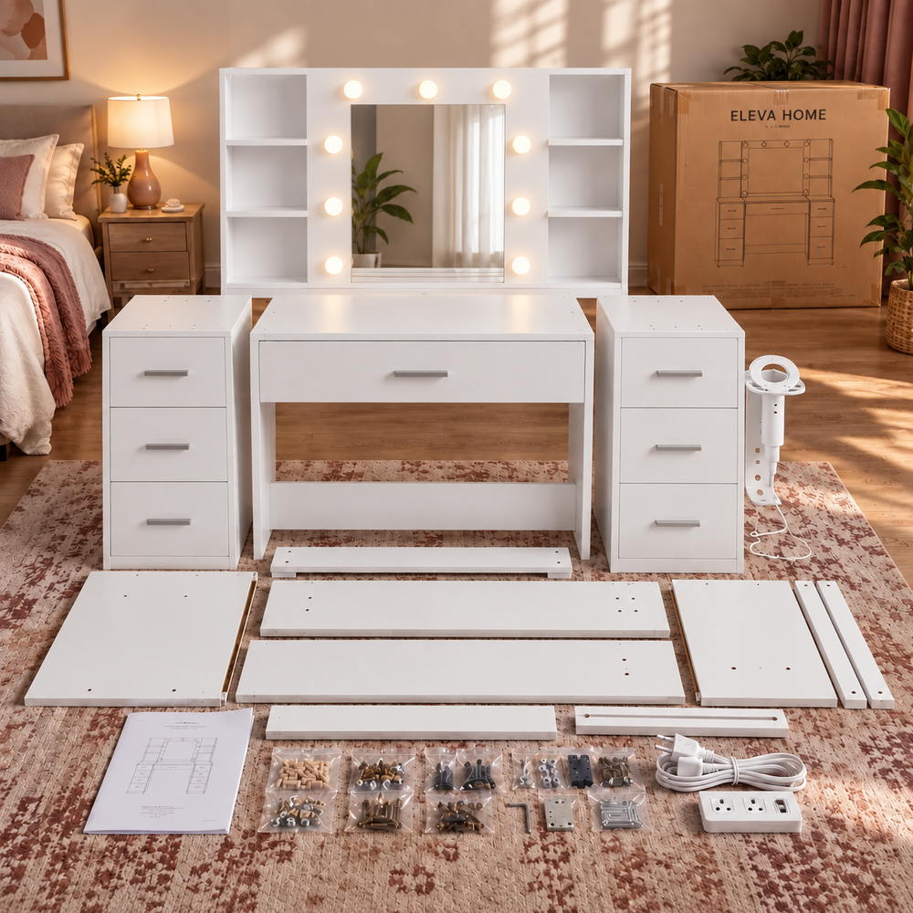 Bright Lights Hollywood Vanity | Eleva regenerated |09