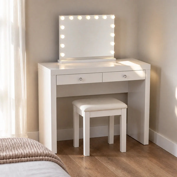 Coiffeuse Hollywood Iconic - blanche