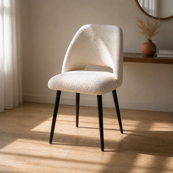Chaise de coiffeuse Nuage - coton molletonné