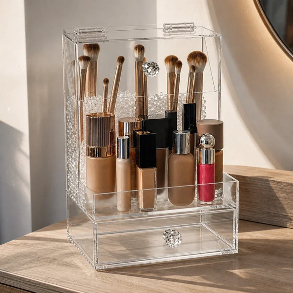 Organisateur de maquillage - essentiels