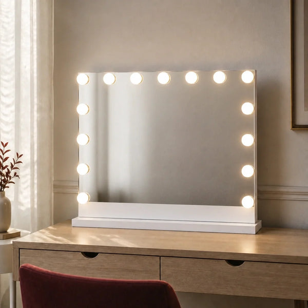 Miroir maquillage Namira - blanc