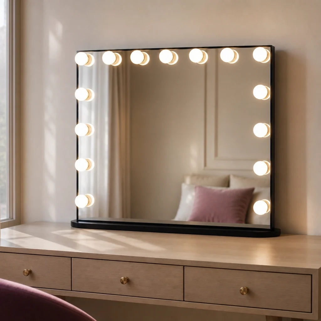 Miroir maquillage Anastasia XL - noir