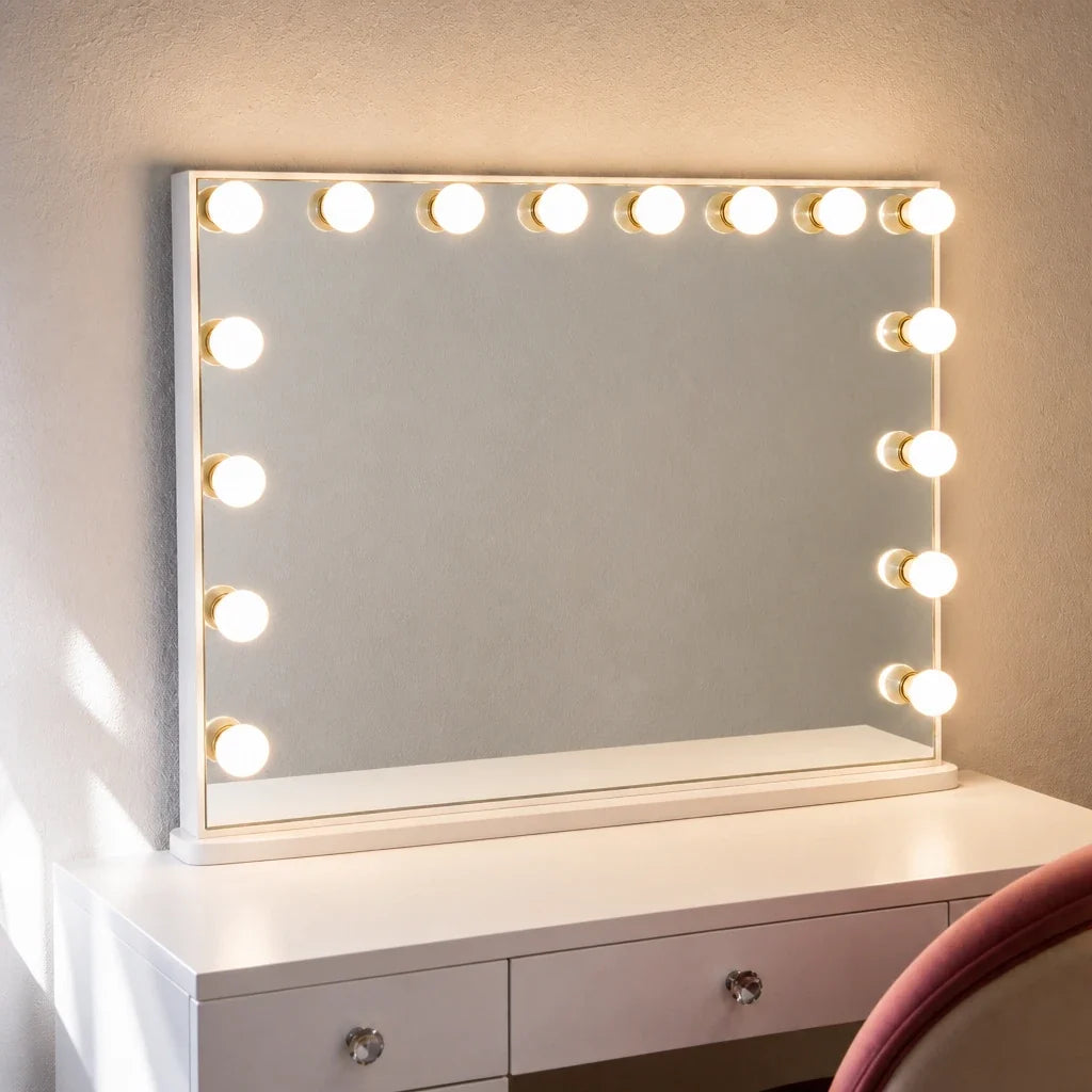 Miroir maquillage Anastasia XL - blanc