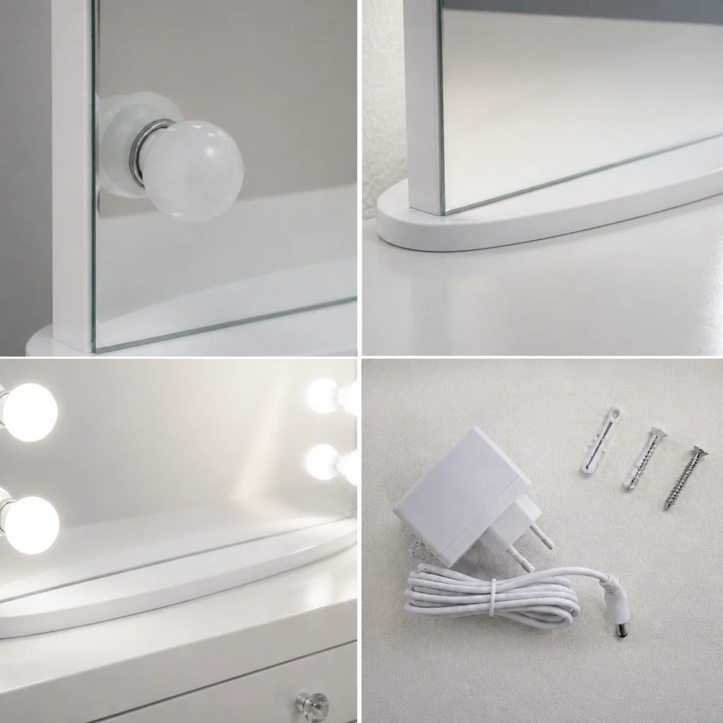 Miroir maquillage Anastasia - blanc