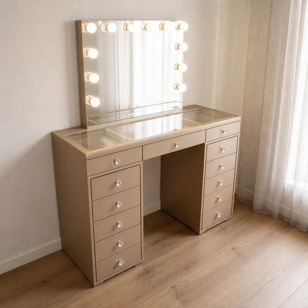 Coiffeuse Hollywood Classic - doré champagne