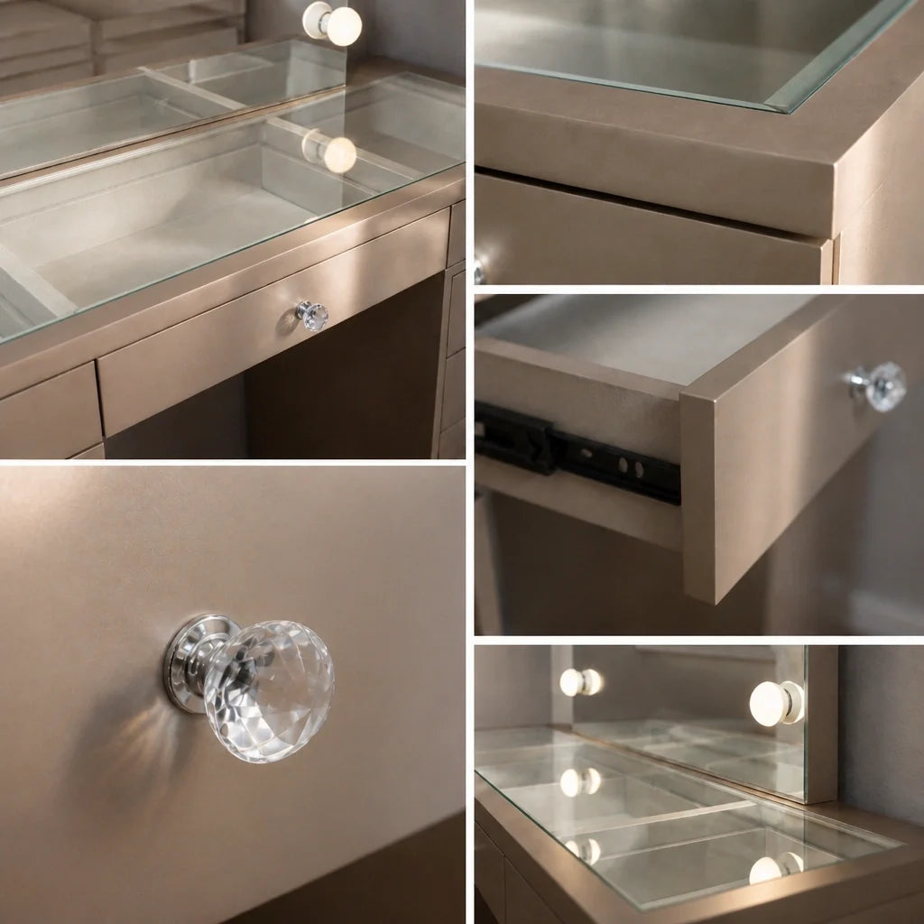Coiffeuse Hollywood Classic - doré champagne